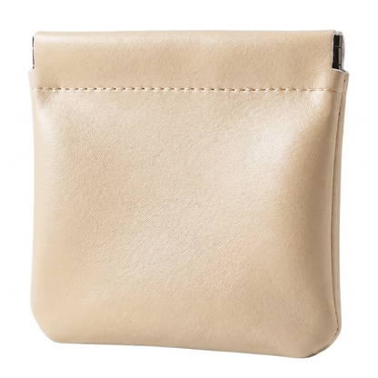Magnetic Leather Travel Pouch