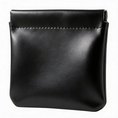 Magnetic Leather Travel Pouch